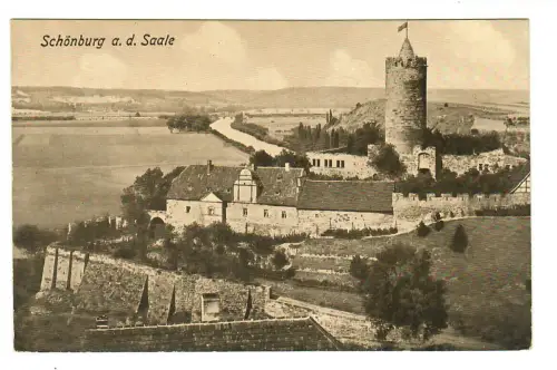 AK Schönburg, Partie mit Burg , 11132