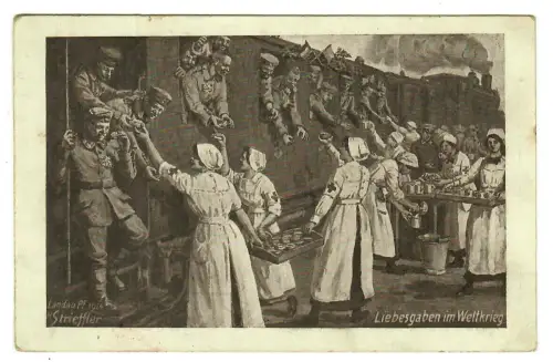 WW1, 1. WK , AK Soldaten im Zug, Abreise, 10573