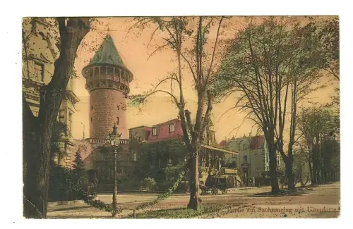 AK Köln, Partie am Sachsenring mit Ulrepforte, 12078