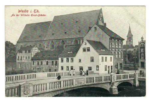 AK Weida, Wilhelm Ernst Brücke, 12096