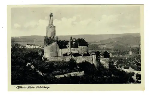 AK Weida, Osterburg Gesamtansicht, 12098