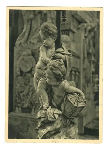 AK Salem, Kloster, Puttengruppe mit Laterne, 11738