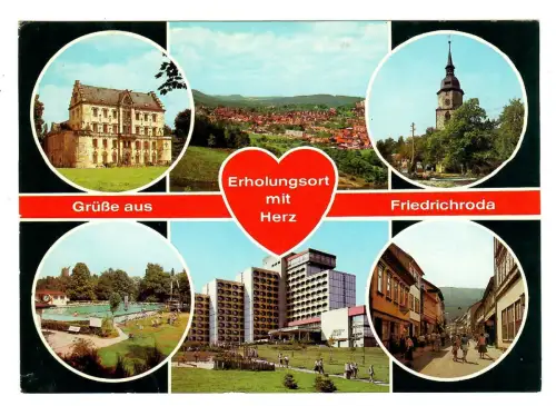 AK Friedrichsroda, Mehrbildkarte, 11733