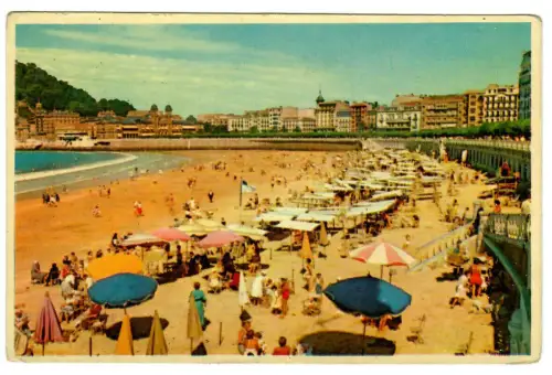 AK San Sebastian - Vista parcial de la Playa - 10434