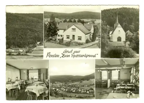 AK Bieber- Röhrig, Pension Zum Spessartgrund, 11542