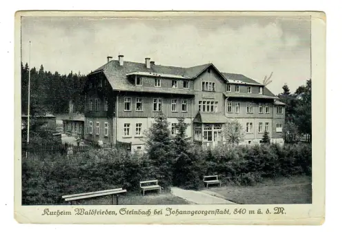AK Steinbach b. Johanngeorgenstadt, Kurheim Waldfrieden, 11689
