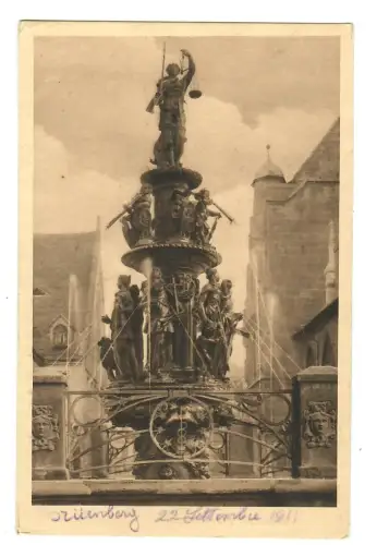 AK Nürnberg, Tugendbrunnen, 11705
