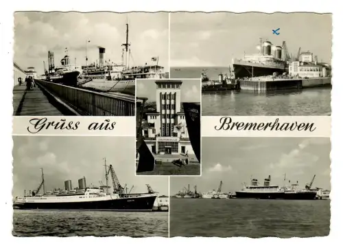 AK Bremerhafen,Schiffe am Kaiserhafen, 11693
