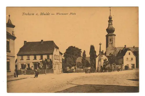 AK Trebsen a.d.Mulde, Wurzener Platz, 11687