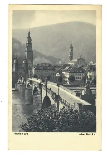 AK Heidelberg, Alte Brücke, 10625