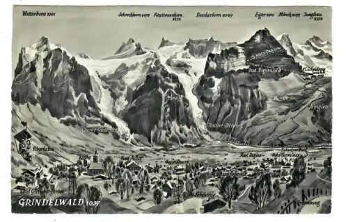 AK Grindelwald Berner Alpen - 10341