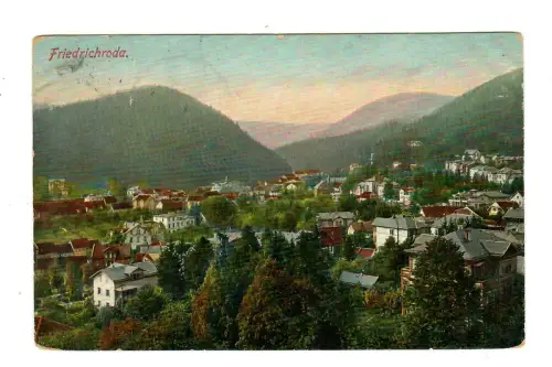 AK Friedrichsroda, Teilansicht, 11685