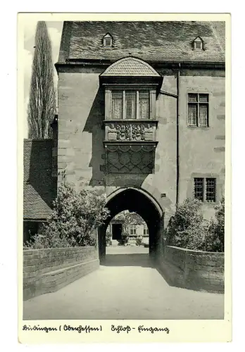AK Bündingen, Schloß Eingang, 11543