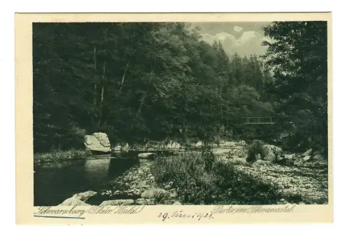 AK Schwarzburg, Partie im Schwarzatal, 11702