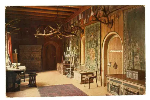 AK Eisenach, Wartburg Dirnitz Laube, Empfangzimmer, 11529