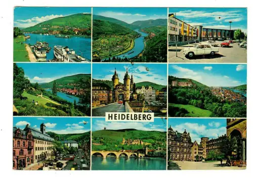 AK Heidelberg: Schloß, Neckar, Altstadt, 10256