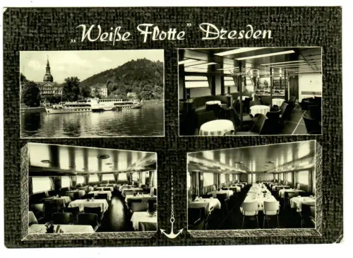 AK Dresden, "Weiße Flotte" Ausflugsdampfer, 10851