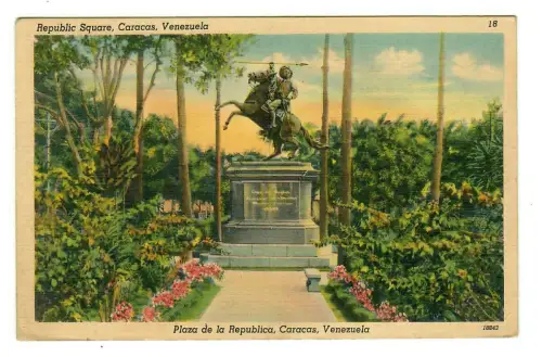AK Caracas, Venezuela, Republic Square, 10215