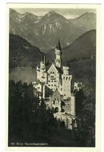 AK Neuschwanstein - Hohenschwangau - Schloß - 10323