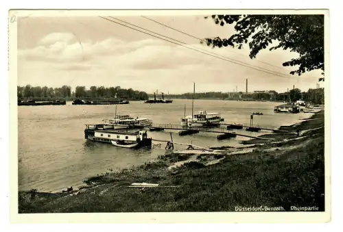 AK Düsseldorf, Benrath, Rheinpartie, 11472