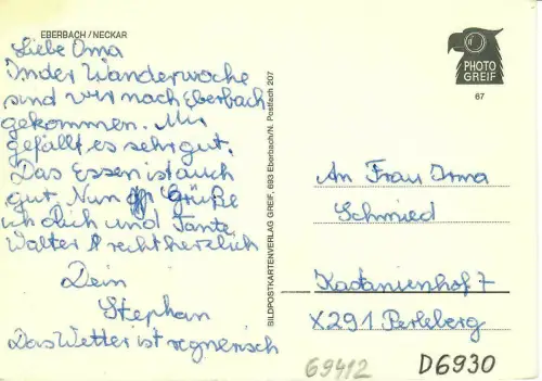 AK Eberbach, Neckar, 10258