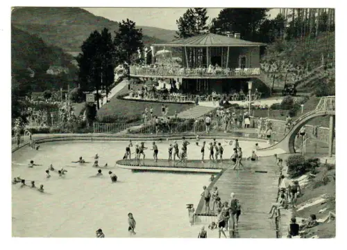 AK Bad Kissingen, Terrassenschwimmbad und Cafe - 10440