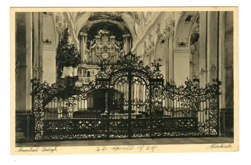 AK Amorbach, Abteikirche, 11531