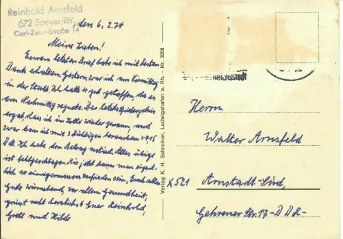 AK Speyer, Panorama Dom Rheinbrücke ,10186