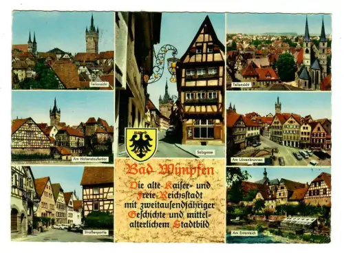 AK Bad Wimpfen, Mehrbildkarte, 10178