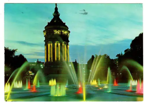 AK Mannheim Wasserturm - 10372