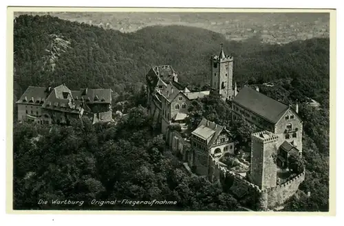 AK Eisenach, Die Wartburg, Original Fliegeraufnahme, 10647