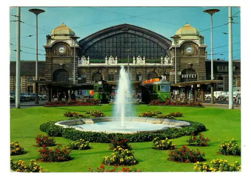 AK Basel - Bundesbahnhof - Schweiz 1968, 10139