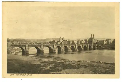 AK Koblenz Moselbrücke, 10728