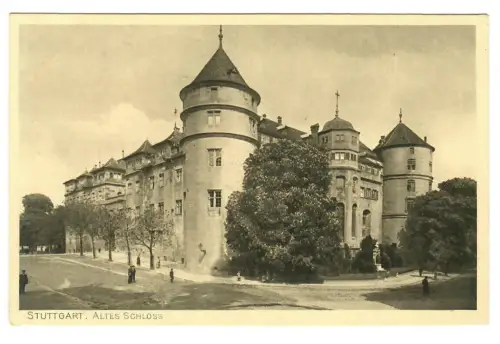 AK Stuttgart, Altes Schloss, 11111