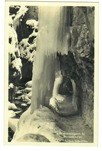 AK Partenkirchen Partnachklamm, Josef Porer, 10719