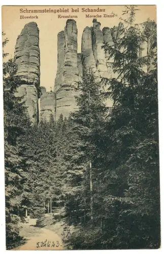 AK Schandau,  Sächsische Schweiz, Schrammsteingebiet, 11146