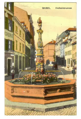 AK Basel Holbeinbrunnen, 10618