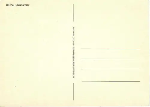 AK Konstanz, Rathaus, 11118
