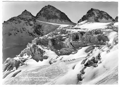 AK Bielerhöhe, Alpen, Eisbruch im Fermuntferner, Großer und Kleiner Buin, 11122