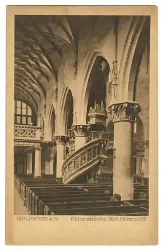 AK Heilbronn, Kilianskirche, Südliches Seitenschiff, 11121
