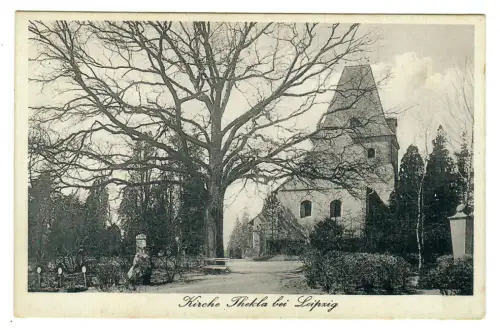 AK Leipzig, Thekla Kirche, Aussenansicht, 11070