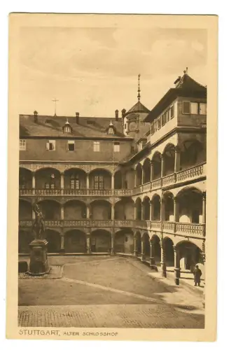 AK Stuttgart, Alter Schlosshof, 11110