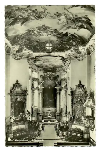 AK Bad Mergentheim, Schloßkirche, 11358