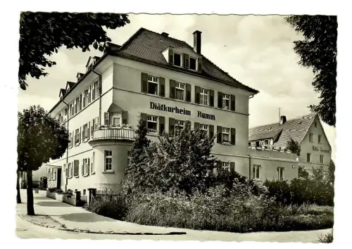 AK Bad Mergentheim, Kuranstalt Rumm und Haus Gertrud, 11357