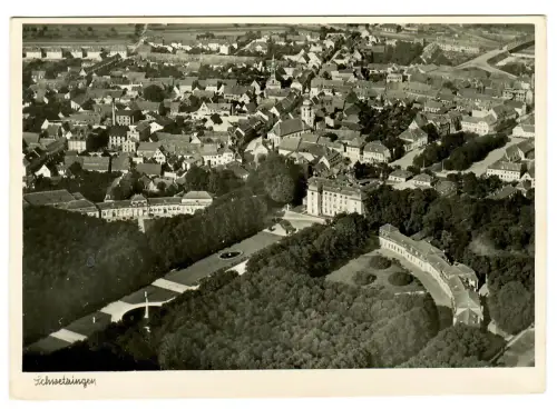 AK Schwetzingen, Panorama, 11287