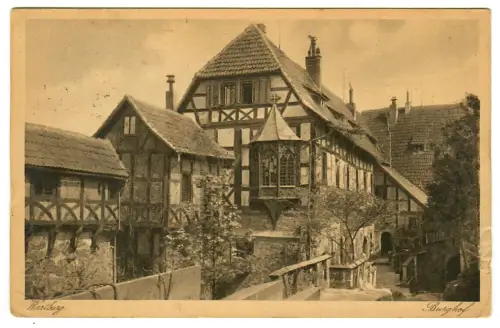 AK Eisenach, Wartburg, Burghof, 11299