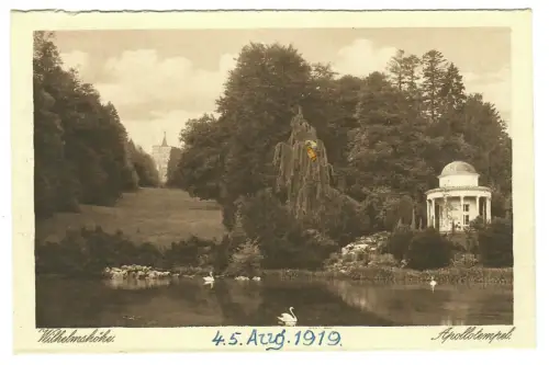 AK Kassel Wilhelmshöhe, Apollotempel, 11327
