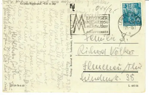 AK Leipzig, Ratskeller, 11066