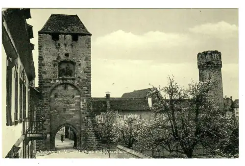 AK Ladenburg Martinstor und Hexenturm, 10723