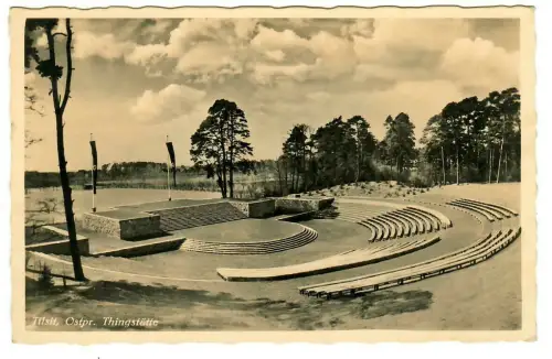 AK Tilsit -Thingstätte im Park von Jacobsruhe, Ostpreussen 10011